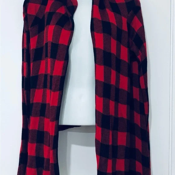 MUDD RAYON PLAID WATERFALL  COLLAR TOP.SIZE XS - Picture 4 of 7